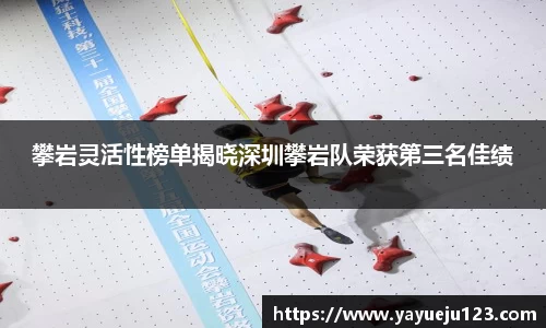 攀岩灵活性榜单揭晓深圳攀岩队荣获第三名佳绩