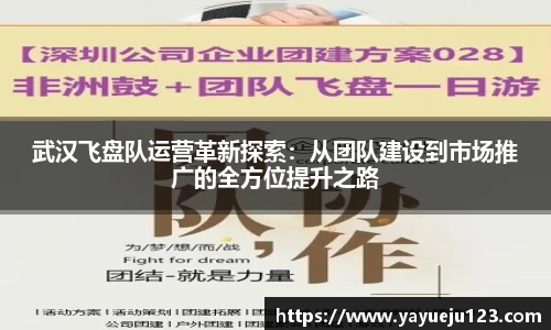 武汉飞盘队运营革新探索：从团队建设到市场推广的全方位提升之路