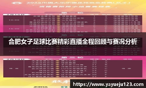 合肥女子足球比赛精彩直播全程回顾与赛况分析